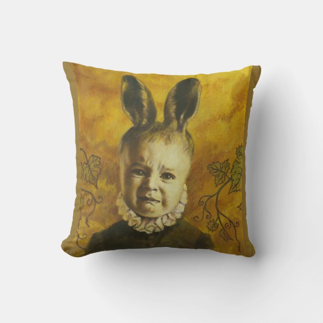 Coussin de lapin de lapin mutant bébé (Recto)