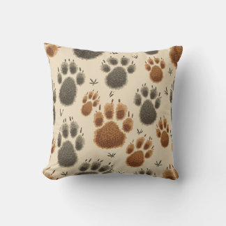 coussin de l'empreinte animale