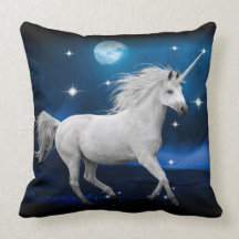 Coussin de licorne de clair de lune
