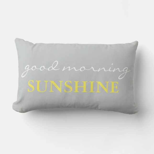 coussin de lit Accent "Good Morning Sunshine" (Recto)