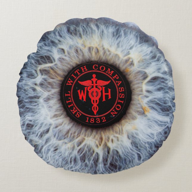 Coussin de l'oeil de Wills Round (Devant)
