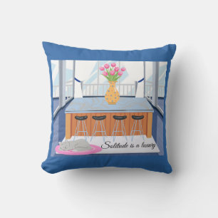 Coussin de luxe pour la solitude des chats