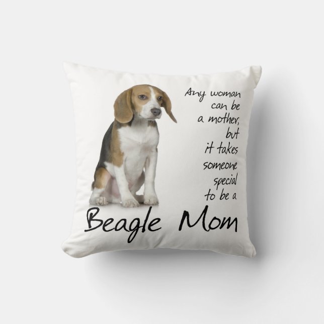 Coussin de maman de beagle (Recto)