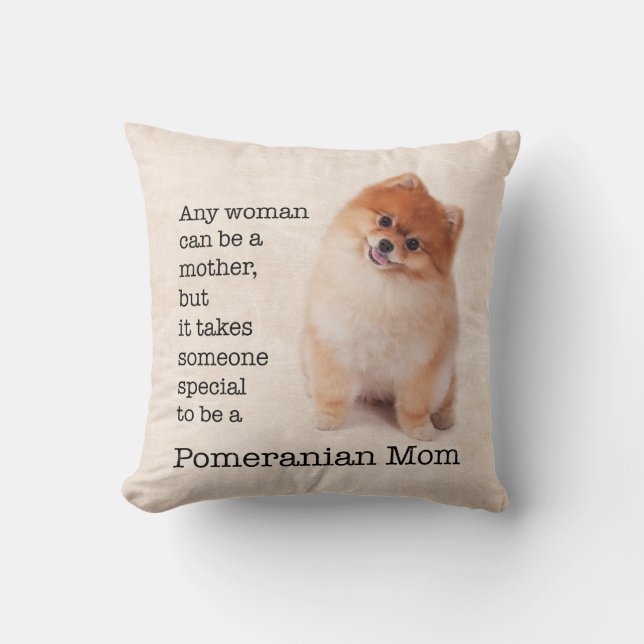 Coussin de maman de Pomeranian (Recto)