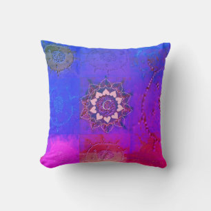 Coussin de mandala de lentilles électriques