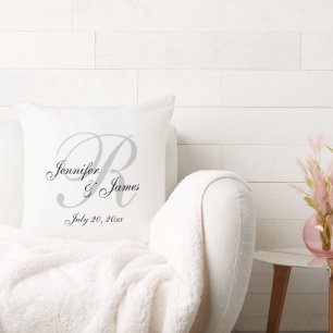 Coussin de Mariage Monogramme