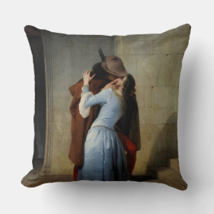 Coussin de mariage personnalisé Kiss / Il Bacio