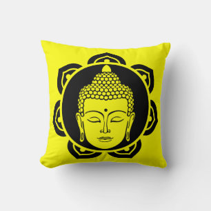 Coussin de méditation de la tête de bouddha