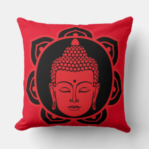 Coussin de méditation de la tête de bouddha