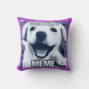 Coussin de mème de chiot