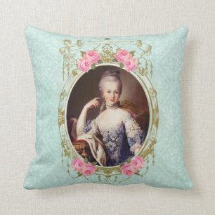Coussin de menthe de coussin de rose de damassé d
