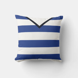 Coussin de Modèle Jersey Blue Stripes