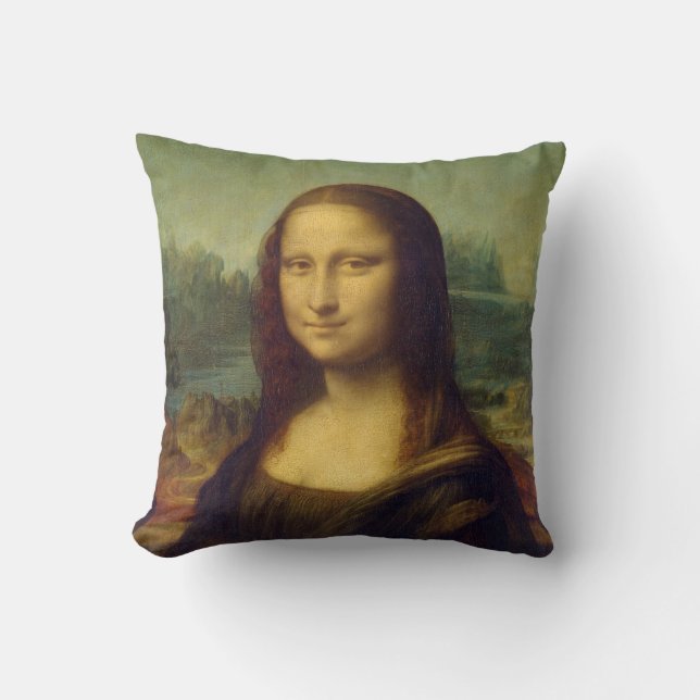 Coussin de MoJo d'Américaine de Mona Lisa (Recto)