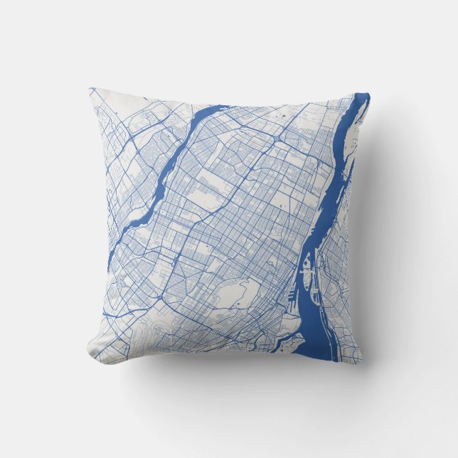Coussin de Montréal Urban Pattern (Recto)