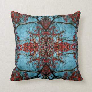Coussin de motif de fleurs de cerisier