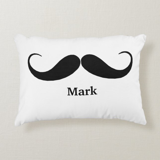 Coussin de moustache personnalisé (Devant)