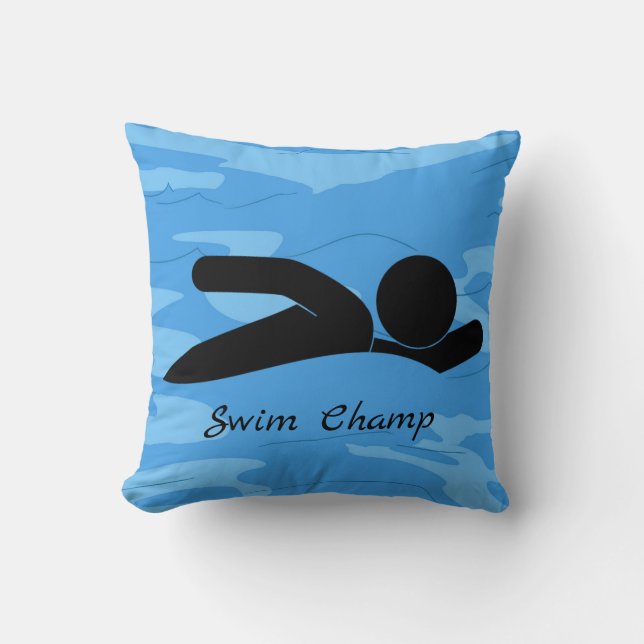 Coussin de natation personnalisé (Recto)