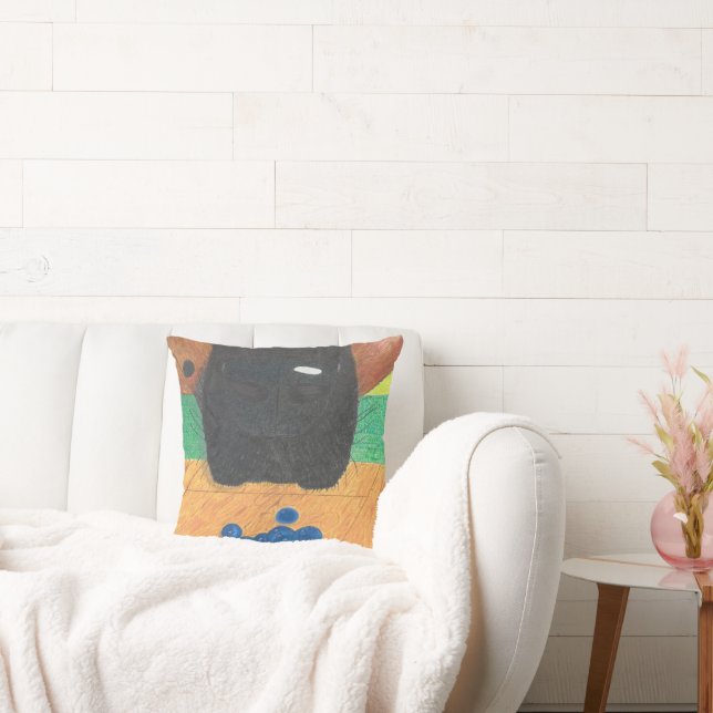 Coussin de nez et de bleuets (Canapé)