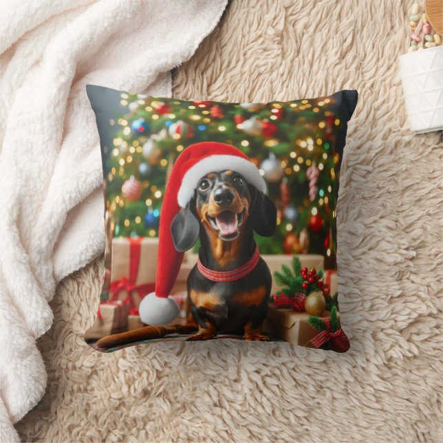 coussin de noël dachshund (Couverture)