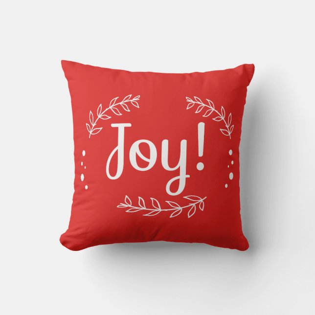 Coussin de Noël de Red Joy (Recto)