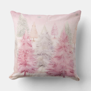 Coussin de Noël élégant violet