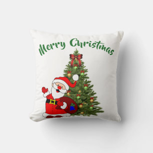 Coussin de Noël en forme de sapin