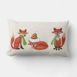 Coussin de Noël Fox