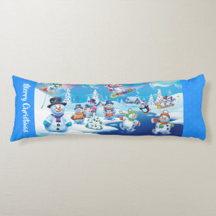 Coussin de Noël géant des neiges des merveilles d'