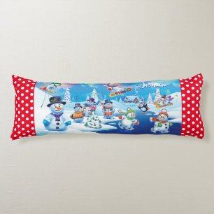 Coussin de Noël géant des neiges des merveilles d'