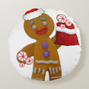 Coussin de Noël, Homme en pain d'épices