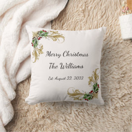 Coussin de Noël personnalisé