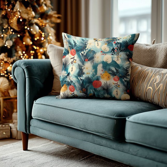 Coussin de Noël personnalisé avec nom et devis (Créateur téléchargé)