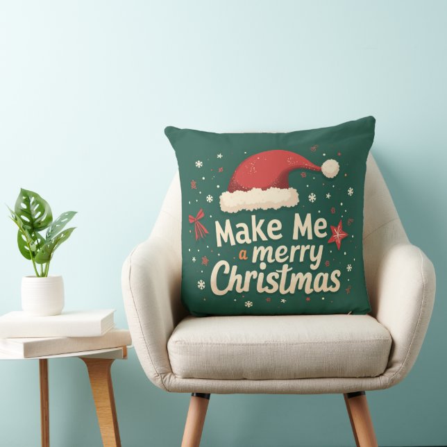 Coussin de Noël qui transmet l'amour et le bonheur (Chaise)