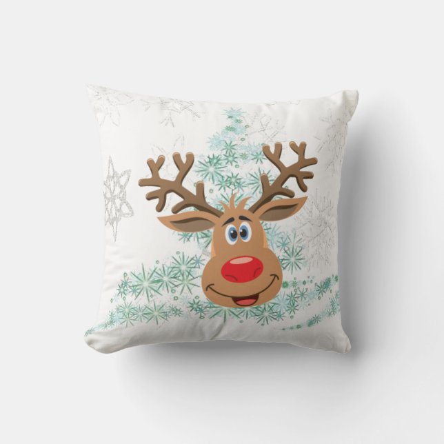 Coussin de Noël, Renne (Recto)