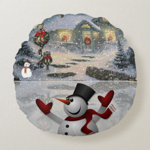 Coussin de Noël, Snowman