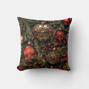 Coussin de Noël Steampunk