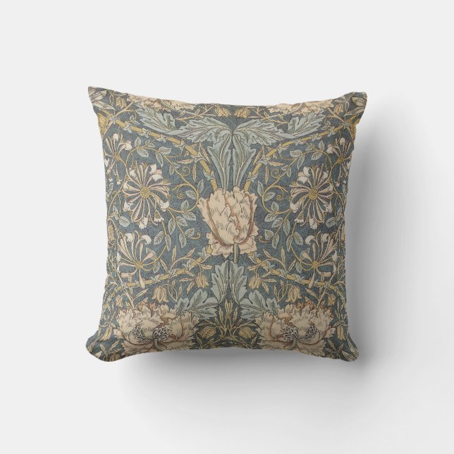Coussin de Nouveau d'art de William Morris (Recto)