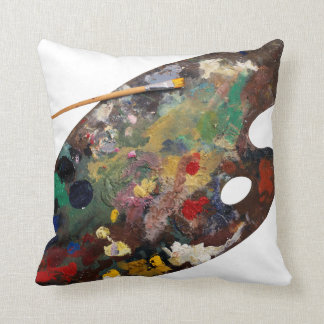 Coussin de palette d'artiste