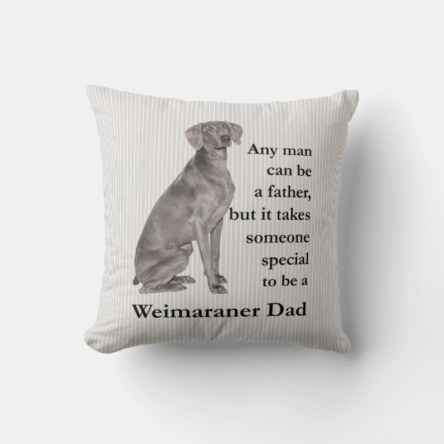 Coussin de papa de Weimaraner (Recto)