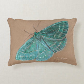 Coussin de papillon de turquoise