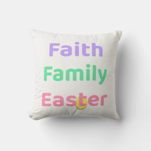 Coussin de Pâques Faith & Joy – Pâques de foi et d