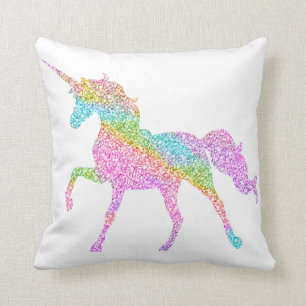Coussin de Parties scintillant Unicorn