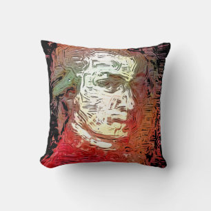 Coussin de peinture de Mozart