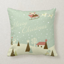 Coussin de Père Noël de Noël de pays de KRW