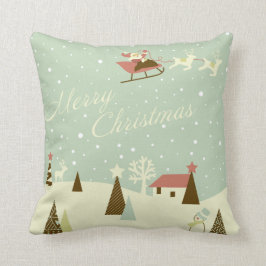 Coussin de Père Noël de Noël de pays de KRW