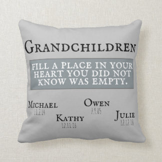 Coussin de petits-enfants