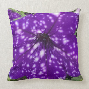Coussin de pétunia de ciel nocturne