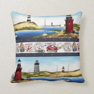 Coussin de phare avec le support bleu