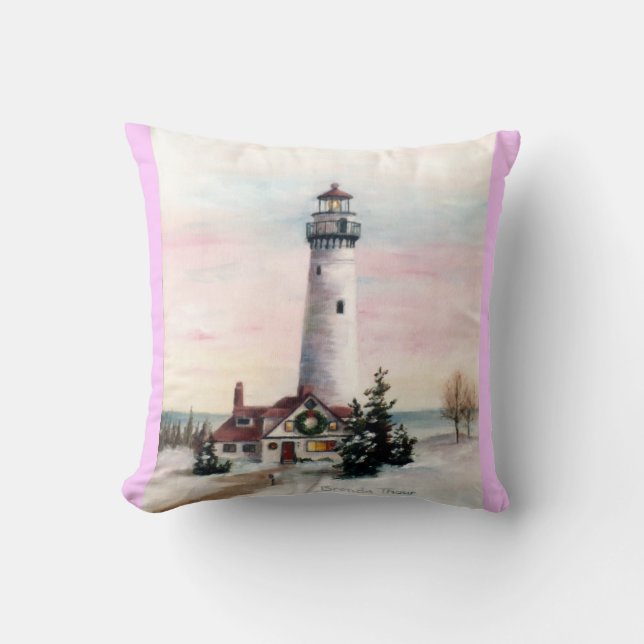 coussin de phare de Noël (Recto)