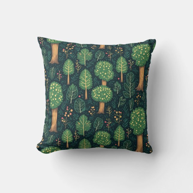 Coussin de pilliow en forêt (Recto)